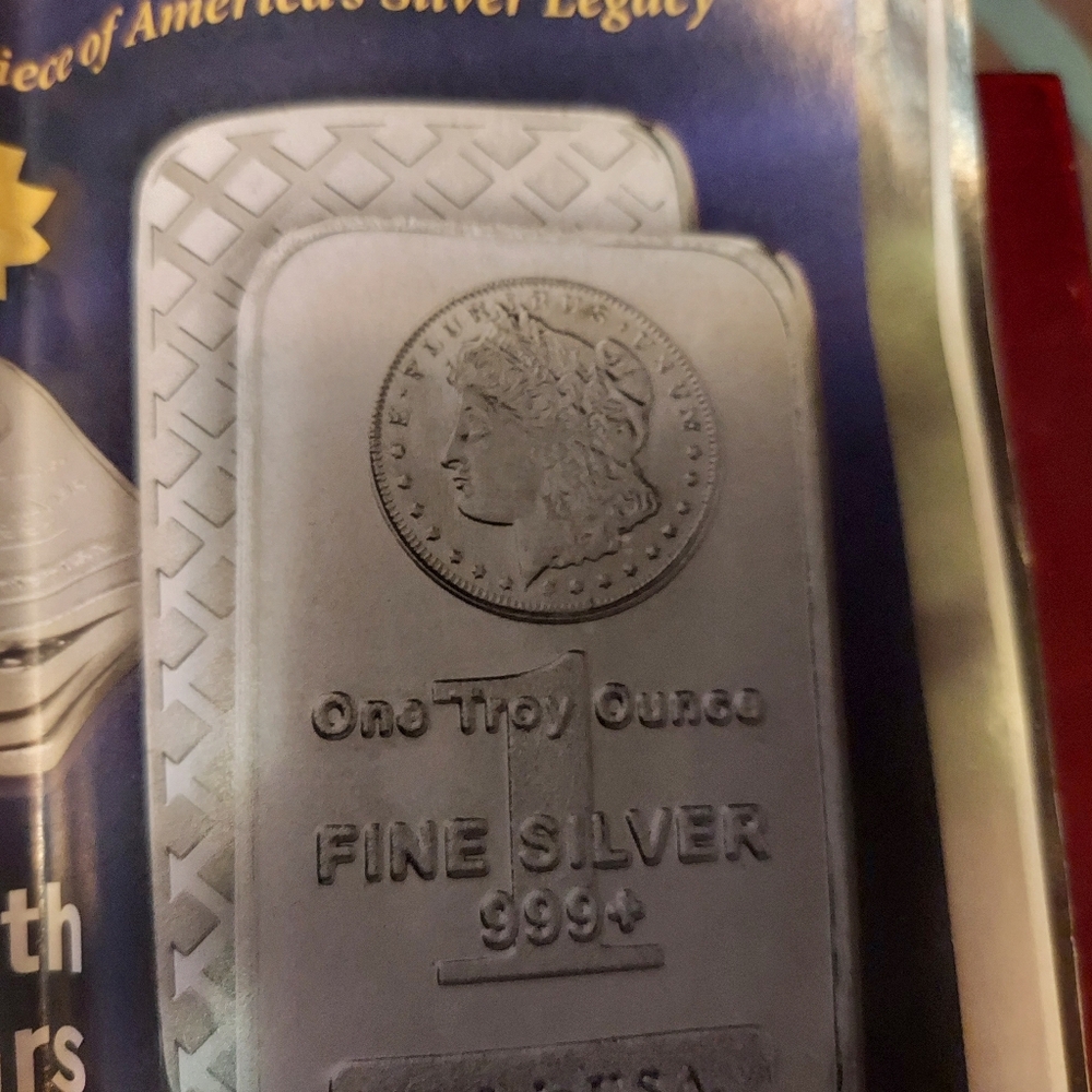 One Troy ounce  fine silver 999+